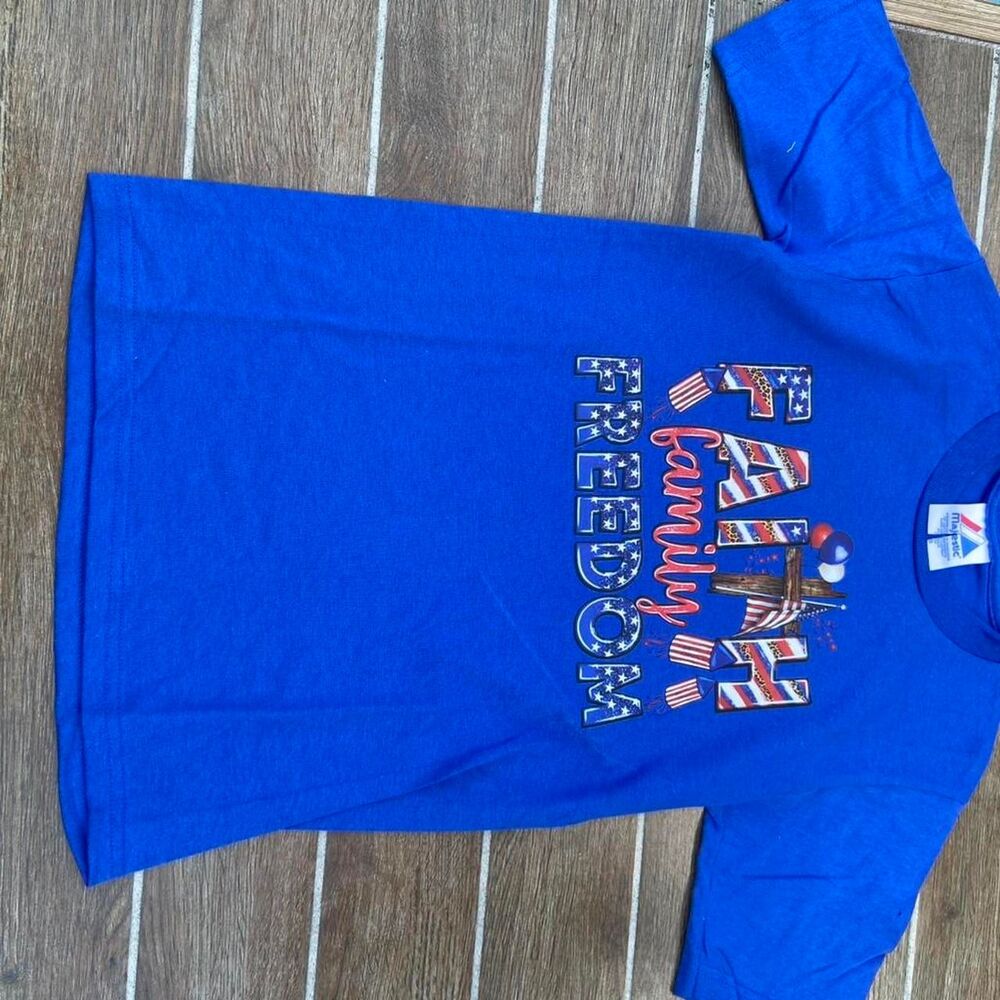 Faith Family Freedom Majestic T-shirt